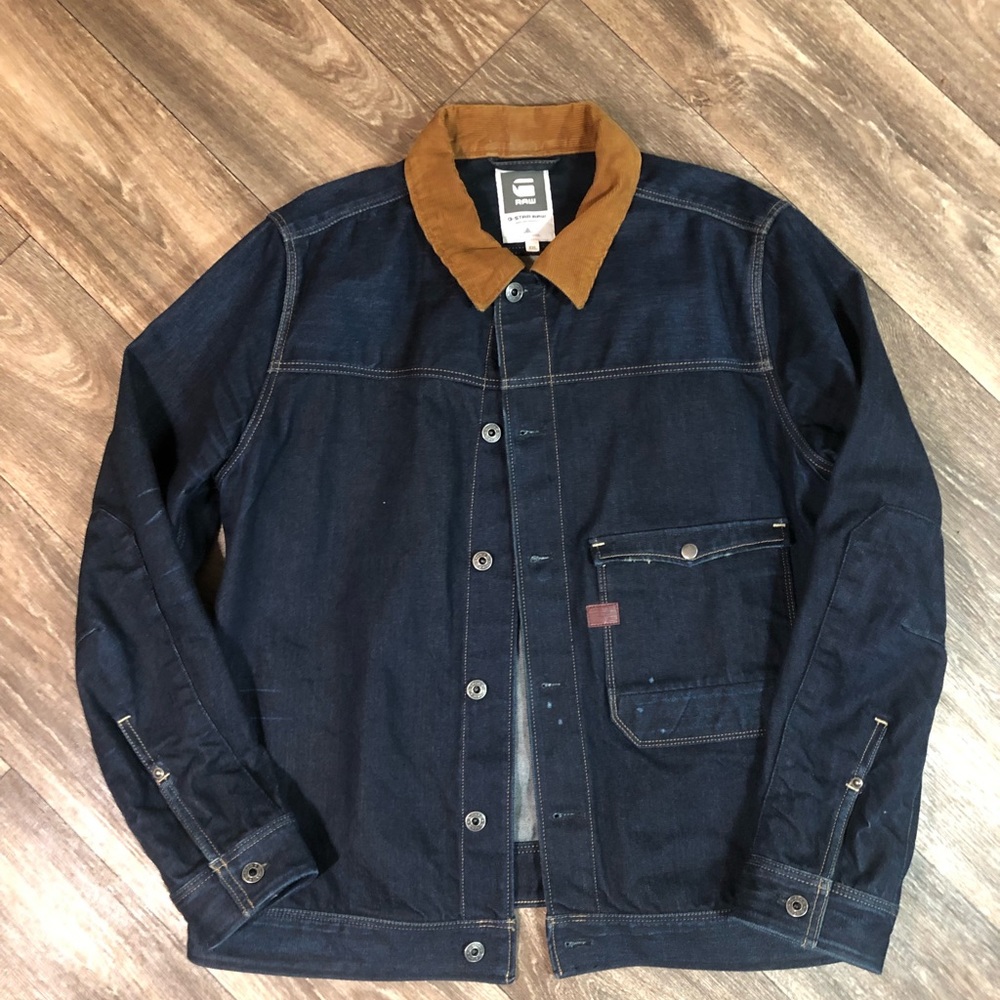 G Star Raw Mens Denim Ranch 3D Jacket XXL
